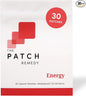 The Patch Remedy Energy Patches - 30 Topical Patches with Caffeine from Guarana Extract, Taurine, Glucuronolactone, Green Tea, Vitamin B3, B5, B6, Transdermal Caffeine Patches Energy