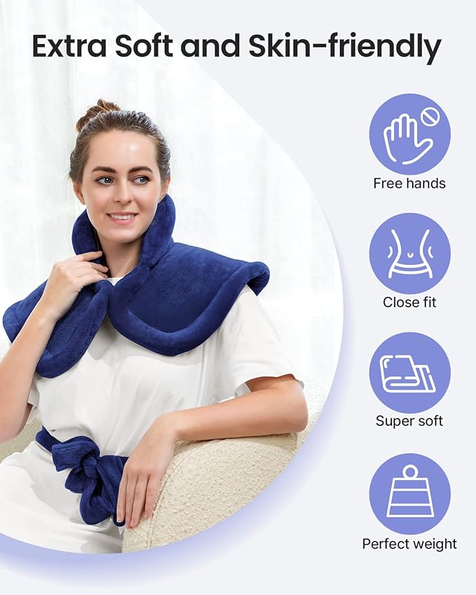 RENPHO Back Heating Pad for Pain 24"x33", Dark