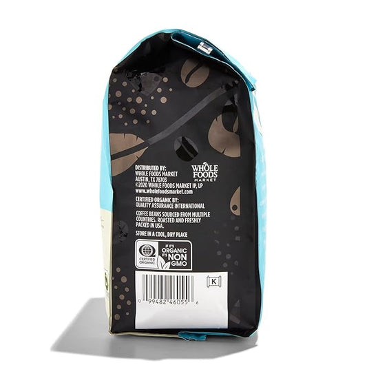 365 by Whole Foods Market, Coffee Vienna Roast Pacific Rim Ground, 24 Ounce (Pack of 2)