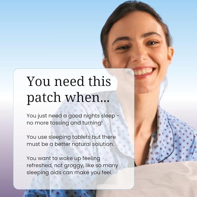 The Patch Remedy Sleep Patches with Lavender 30 Topical 12 Hours,