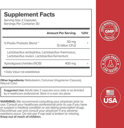 URO Vaginal Probiotics for Women pH Balance with Prebiotics & Lactobacillus Blend - Womens Health Supplement - Promote Healthy Vaginal Odor & Vaginal Flora, 60 Count (Pack of 3)