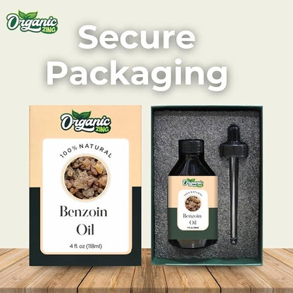 Benzoin (Styrax Benzoin) Oil | Pure & Natural Essential Oil for Skincare, Aroma & Diffusers - 118ml/3.99fl oz
