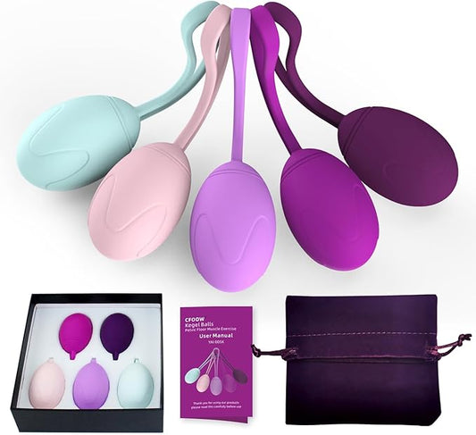 Kegel Exercise System for Massager of 5 Silicone