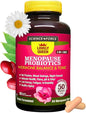 Lovely Menopause Supplement for Women - Hormone Balance, Hot Flashes, Mood Swings, Night Sweats & Vaginal Health, Dryness Relief - Black Cohosh, Dong Quai, Ashwagandha & Probiotics, 60 ct