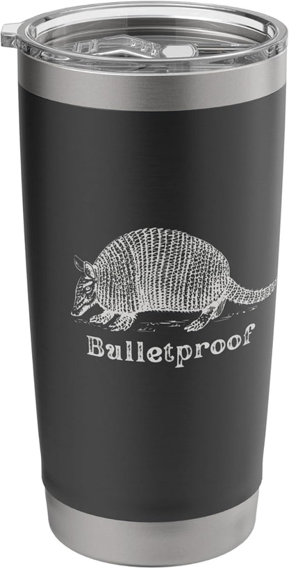 Bulletproof Armadillo Gift Stainless Steel Insulated Tumbler