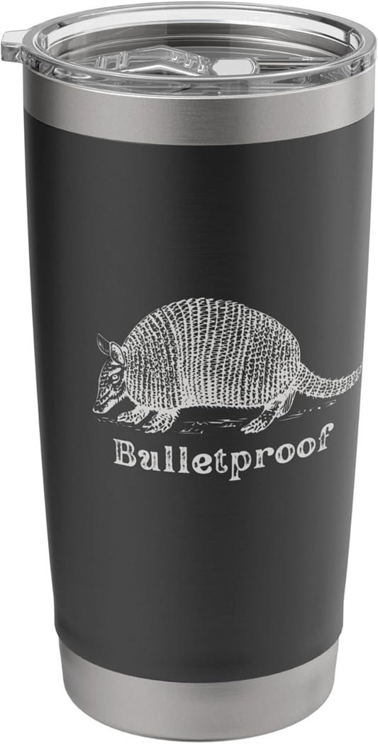 Bulletproof Armadillo Gift Stainless Steel Insulated Tumbler