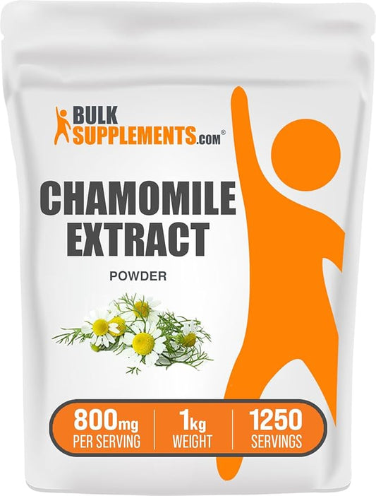 BulkSupplements.com Chamomile Extract Powder 800mg per 1kg (2.2 (2.2 lbs) 1)