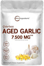 Micro Ingredients Odorless Garlic 7500mg Per 300 Softgels 2 Years