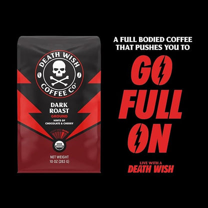 Death Wish Coffee - Dark Roast Single Serve Pods - (50 Count)