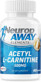 NeuropAWAY Elements Acetyl L-Carnitine 500mg 60ct (60 500mg 500mg Capsules