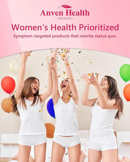 Vaginal Probiotics for Women - 60 Billion Womens Probiotic for Vaginal Flora, Odor, Yeast, Gut & Digestive Health with Saffron, Lecithin, Cranberry & Olive Leaf Extracts | 90 Veggie Caps