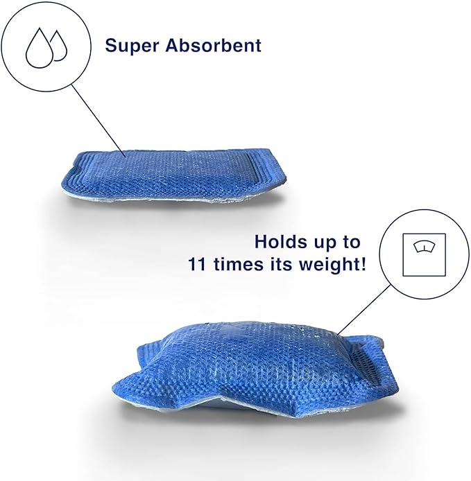 MedVance Super Absorbent Dressing, Dressing Pads 1st/2nd Degree 5 dressings (4"x8")