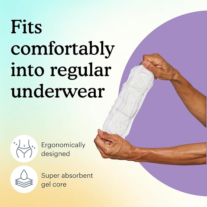 Because Incontinence Pads for Women 100% Leak-Free 6 Packs 20 Count (120 Total)