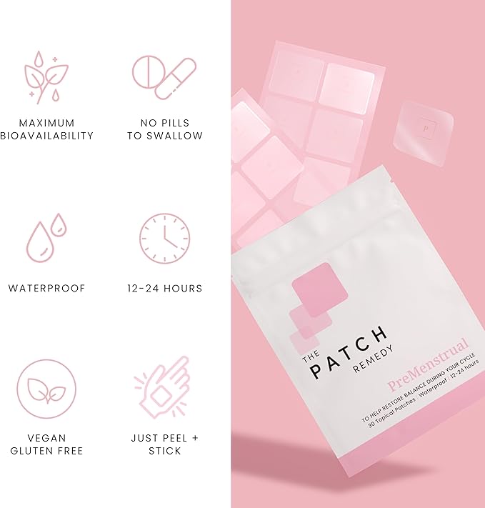 The Patch Remedy PreMenstrual Patch for Women 30 Topical B6 &