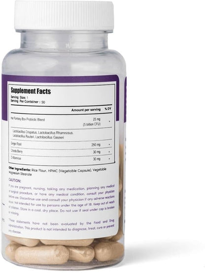 Healthy Box Probiotics Vaginal Care Advanced Formula for PMS Relief, Hormonal Balance, and UTI Prevention
