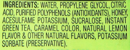 4C Sugar Free Liquid Water Enhancer, Premium Natural Flavors, 0 Calorie Drops (Green Tea, 1 Pack)
