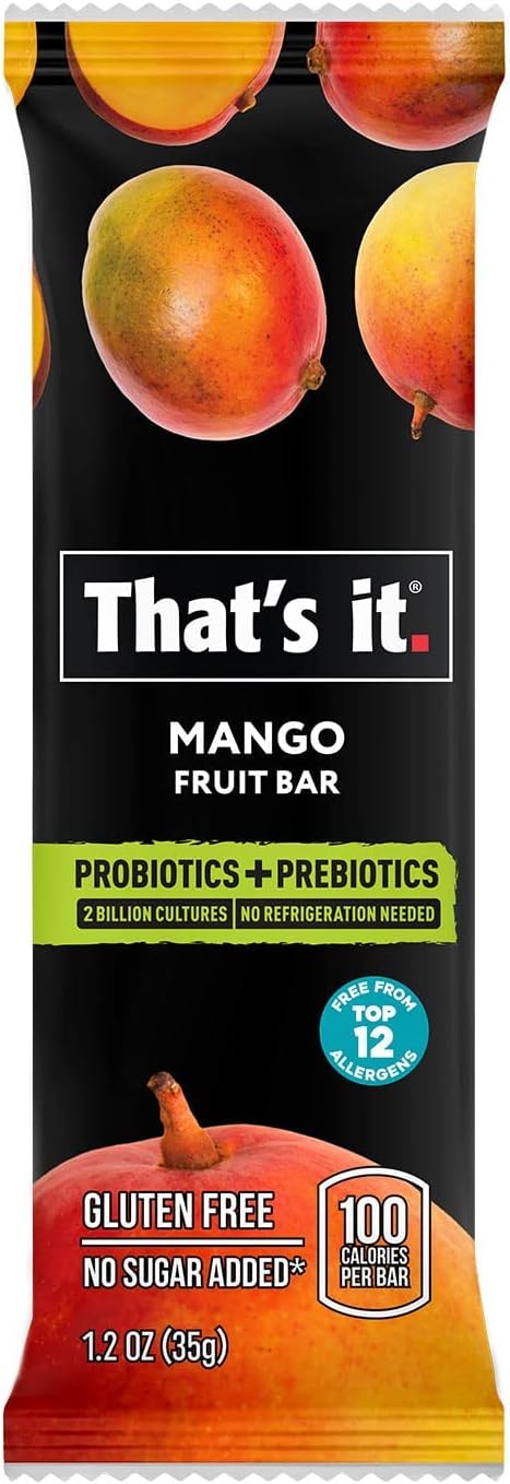 That’s it. (12 Pack Mango) Probiotic 100% All 2 Ingredients 30 Compliant,