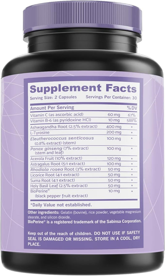 Adrenal Support & Cortisol Manager Supplement