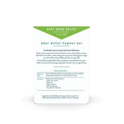 Odor Relief Vaginal Gel for Women, Works Naturally to Rapidly Relieve Unpleasant Odor and Restore Feminine Freshness