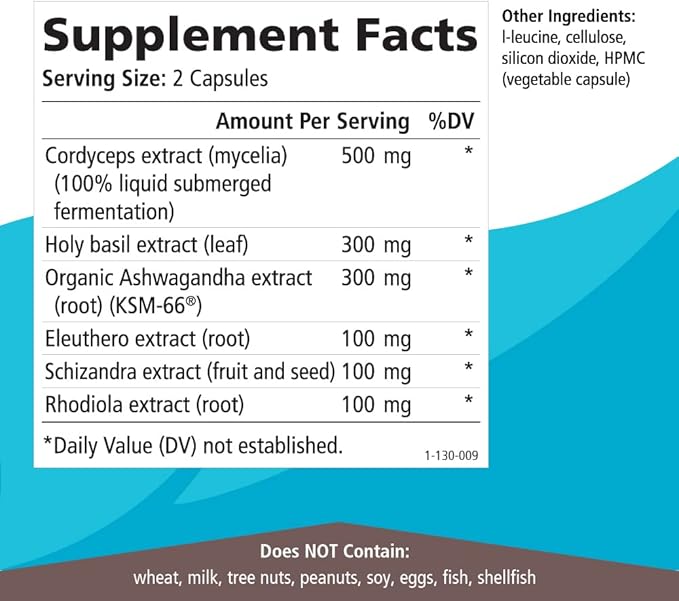 Adrenal Stability by Pure Essence (30 Caps)