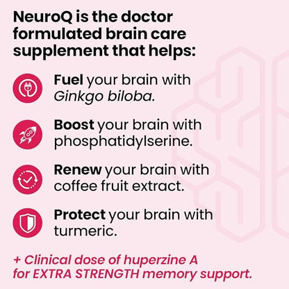 NeuroQ Memory & Focus Extra Strength 60 Capsules