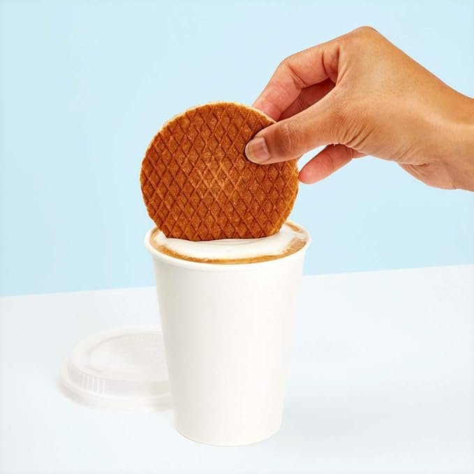 Rip Van Wafels Honey & Oats Stroopwafels - Healthy Snacks - Non GMO Snack - Keto Friendly - Office Snacks - Low Sugar (3g) - Low Calorie Snack - 48 Count (Pack of 1)