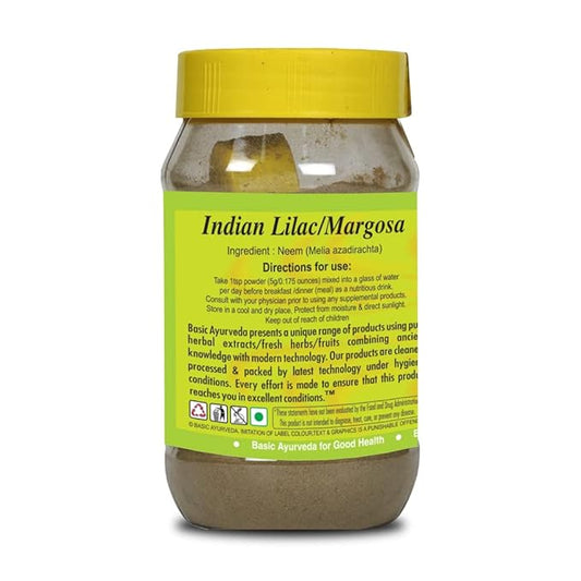 BASIC AYURVEDA Neem Leaf Powder 7.05 Oz (200g) |