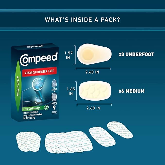 Compeed Advanced Blister Care 9 Count (2 Packs),