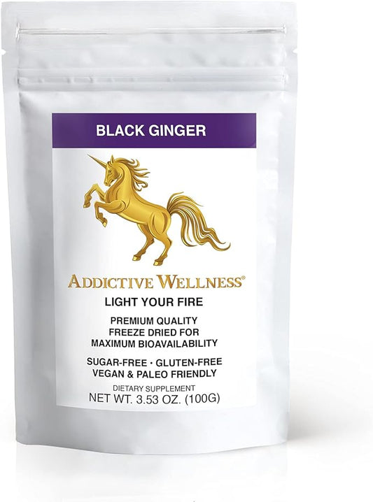 Addictive Wellness Thai Black Ginger 100 Grams,