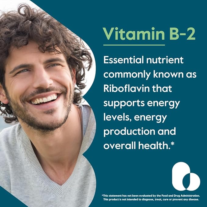 BESTVITE Vitamin B-2 100mg (240 Vegetarian Capsules)