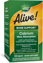 Nature's Way Alive! Calcium Max Absorption, D3 & K2, Magnesium, 120 Tablets