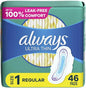 Always Ultra Thin, Feminine Pads 1 Regular 46 Count