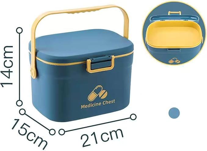 First Aid Box, Empty Medicine Box 2 Layer