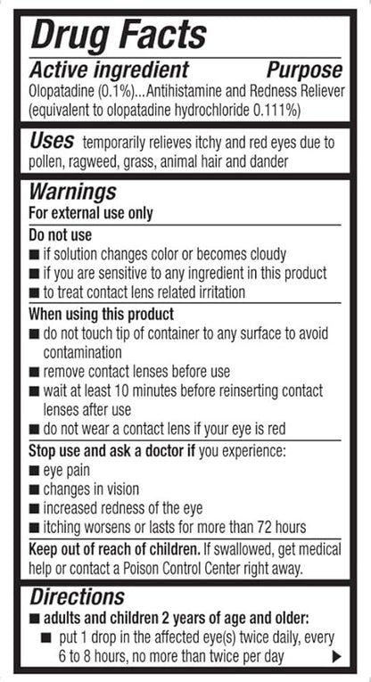 Pataday Twice Daily Relief, 0.17 Fl