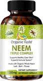 Organic Veda Neem Capsules with Triple 60 Count