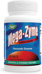 Nature's Way Mega-Zyme Systemic Enzymes, Relieves 100 Tablets