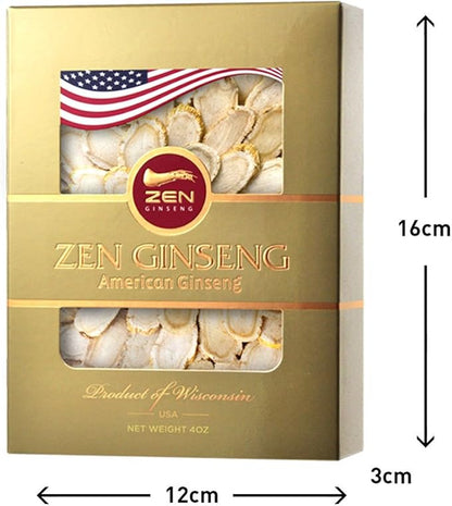 2 Boxes of American Wisconsin Ginseng Slices 8 Oz.