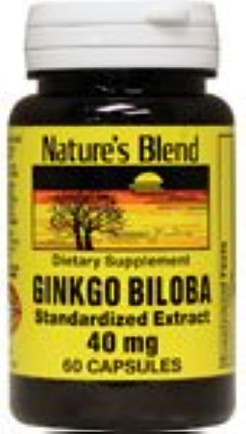 Ginkgo Biloba 40 mg 60 Caps