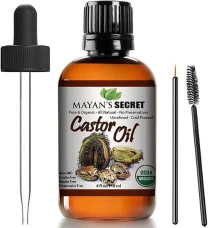 Mayan's Secret Certified Organic Castor Oil
