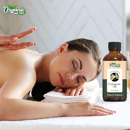 Frangipani (Plumeria alba) Oil | Pure & Natural Essential Oil for Skincare, Massage, Aroma & Diffuser - 30ml/1.01fl oz