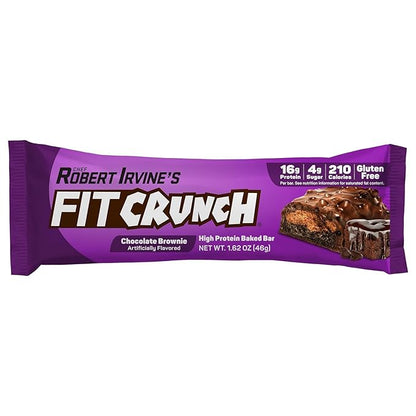 FITCRUNCH Snack Size Protein Bars, 6-Layer Baked Bar, 3g of Sugar, Gluten Free & Soft Cake Core (18 Count, Flavor Lovers)