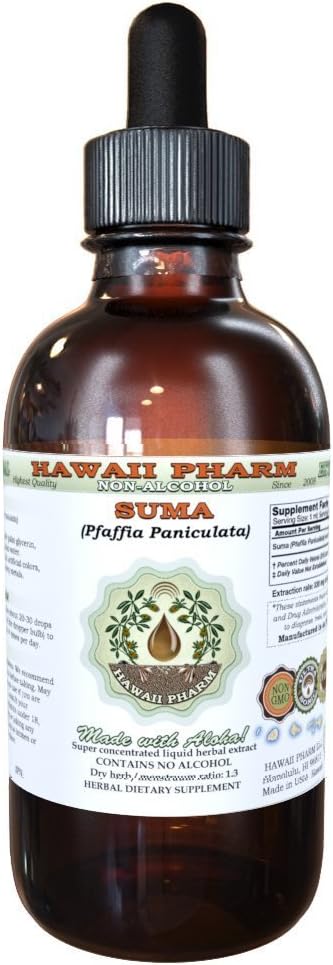 Suma Alcohol-Free Liquid Extract, Suma (Pfaffia 2 fl.oz