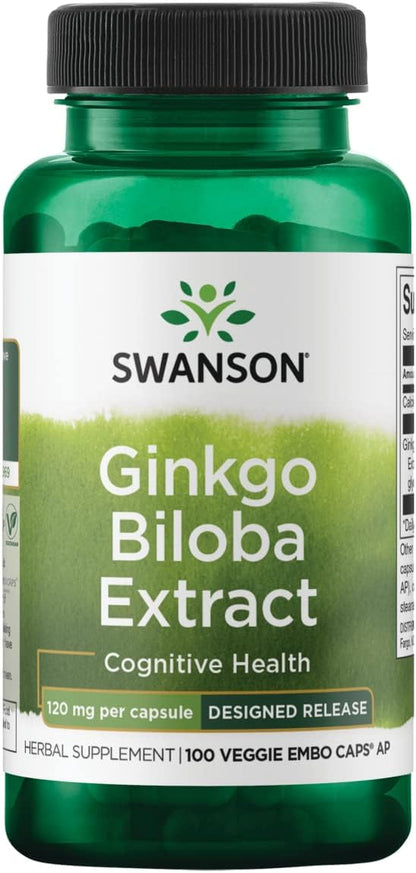 Delayed-Release Ginkgo 120 mg 100 Caps
