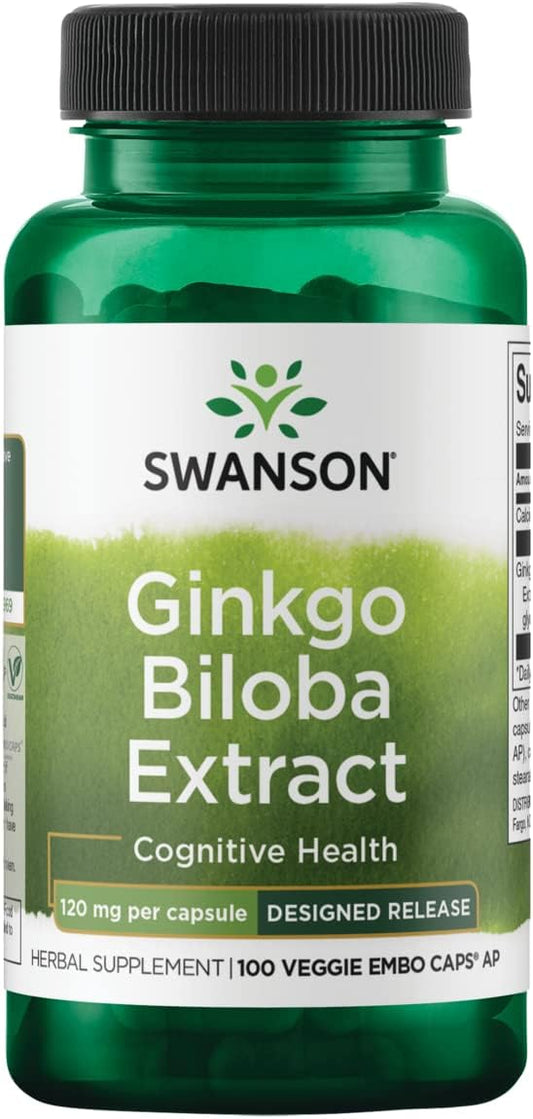 Delayed-Release Ginkgo 120 mg 100 Caps