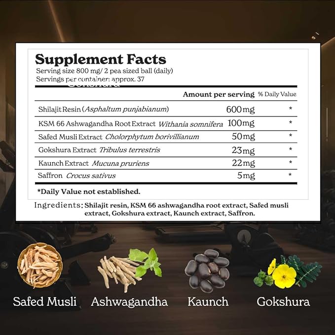 Pure Himalayan Shilajit Gold+ (Pack of 2) 60 60 gm| 16,000 ft -600mg