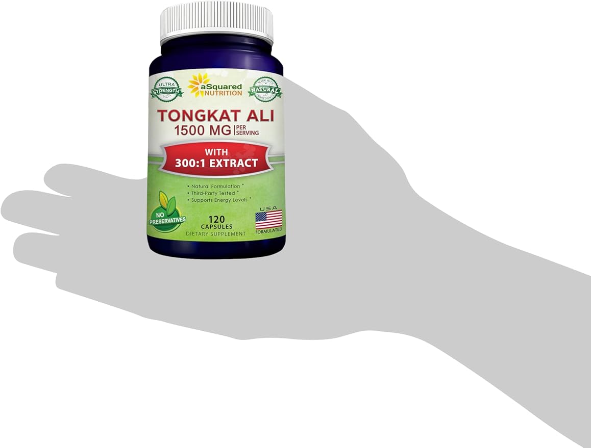 aSquared Nutrition Tongkat Ali 1500mg 120 Capsules