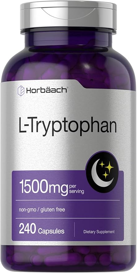 Horbäach L Tryptophan 1500mg Capsules 240 Count