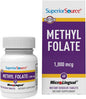 Superior Source Methylfolate 5-MTHF 1000 mcg, 60 Ct,
