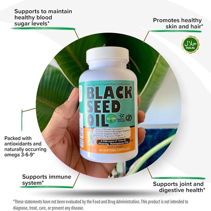 30 Days Thymoquinone Pure Turkish Black 90 Blackseed