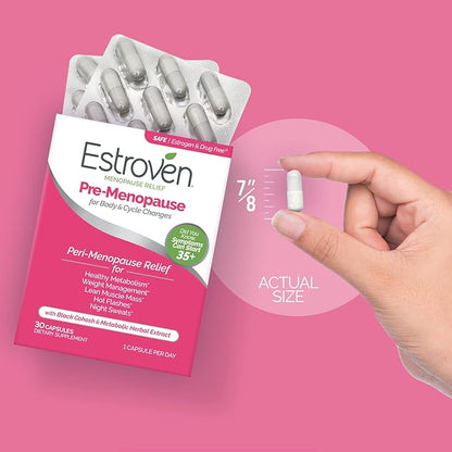 Estroven Menopause Relief Bundle with Pre-Menopause 30 Ct 30 Ct